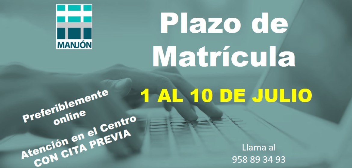 Plazo de Matrícula 2024-2025